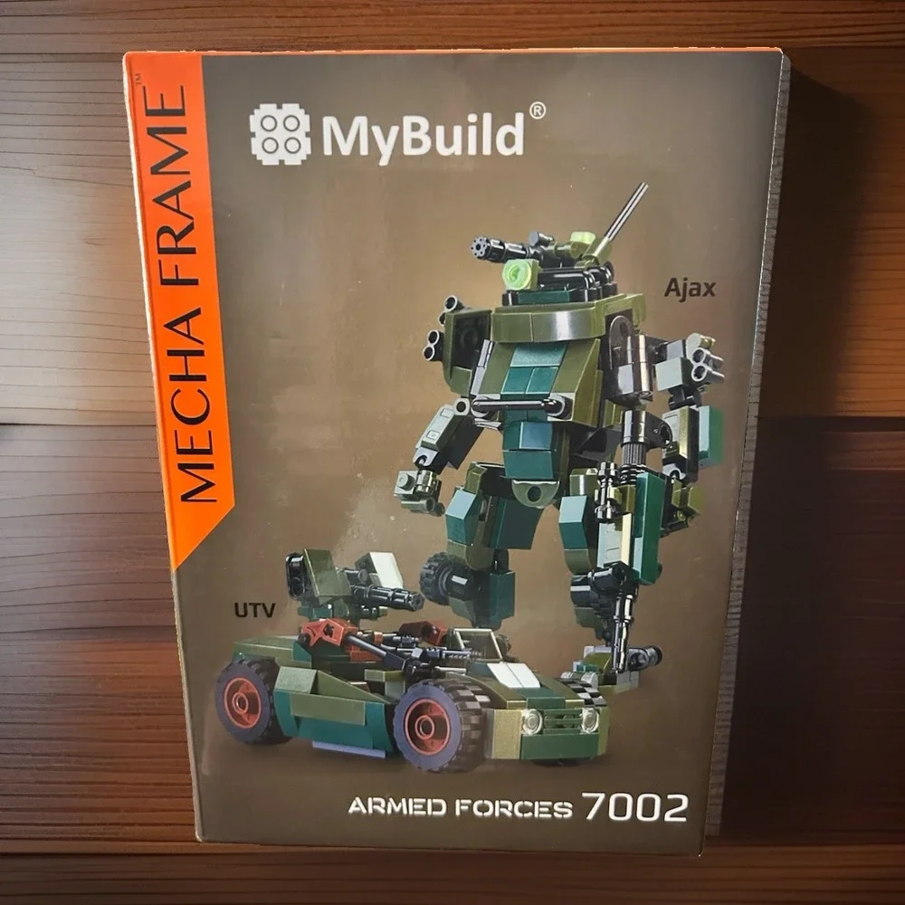 MyBuild Mecha Frame Armed Forces 7002 Ajax And Utility Vehicle Set 14+ New